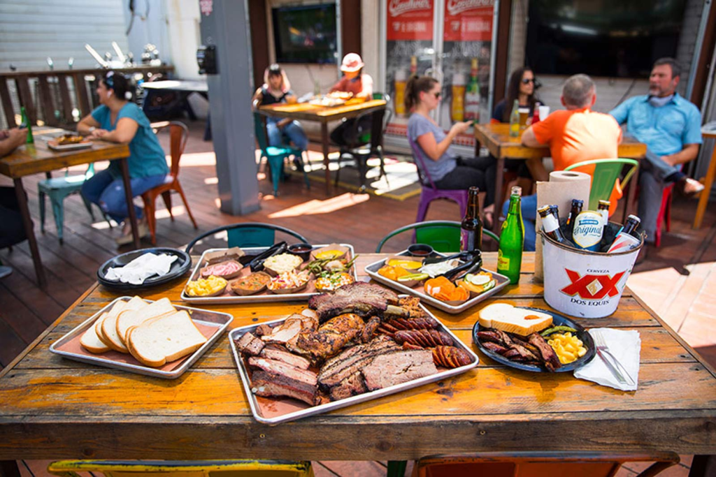 The Patio At The Pit Room pet friendly restaurant in Houston