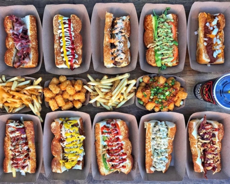 Dog Haus Biergarten Food